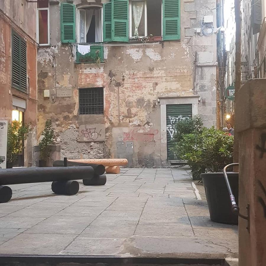 Ferienwohnung Dimora Al Porto Antico Genua Exterior foto